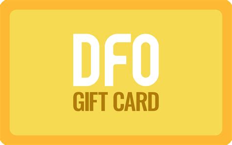 dfo gift cards brisbane.